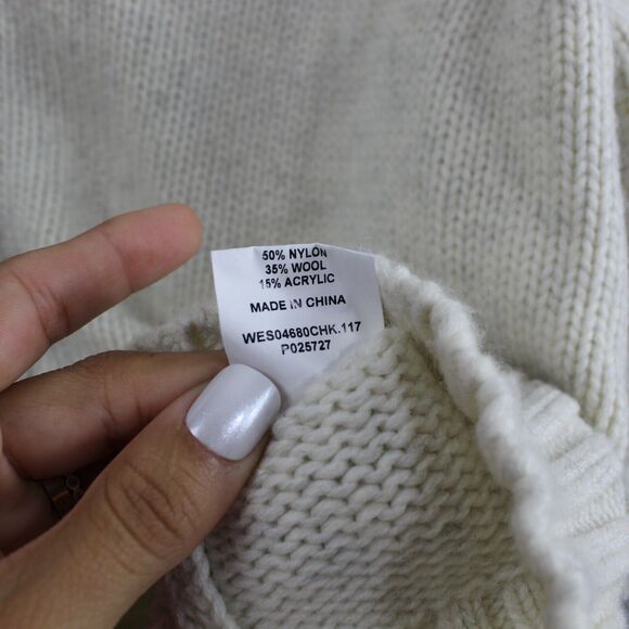 DISSH Cream V-Neck Sweater - Picture 9 of 13